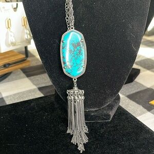 Kendra Scott|Gunmetal Grey And Turquoise